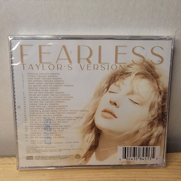 CD Taylor Swift - Fearless Taylor's Version  (Target Exclusive) SEALED - Picture 2 of 2